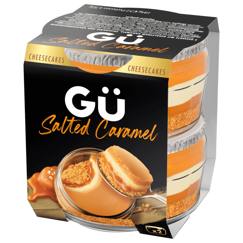 Gü Cheesecake Heavenly Layers of Salted-Caramel 2x92g